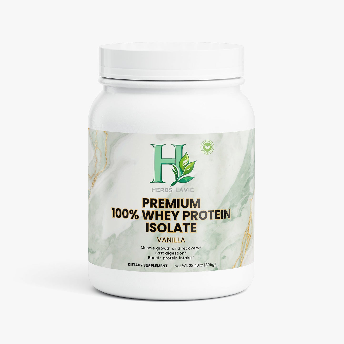 PREMIUM 100% Whey Protein Isolate (Vanilla)