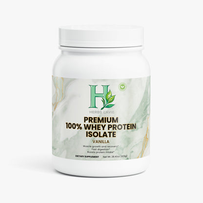 PREMIUM 100% Whey Protein Isolate (Vanilla)