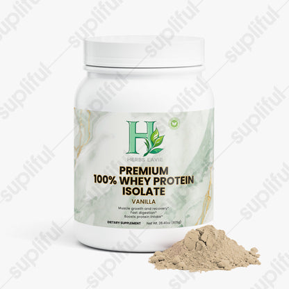 PREMIUM 100% Whey Protein Isolate (Vanilla)