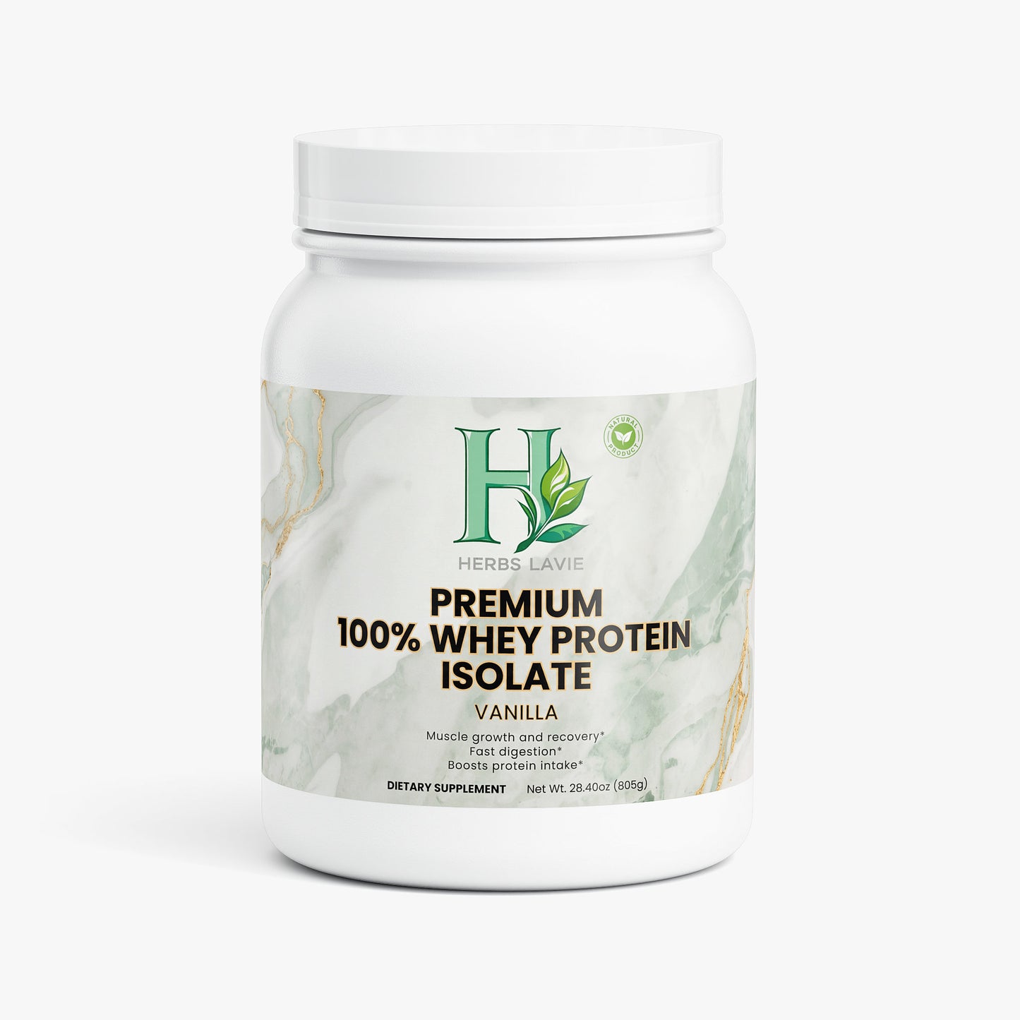 PREMIUM 100% Whey Protein Isolate (Vanilla)