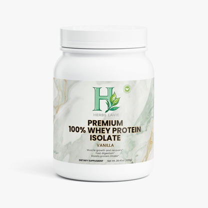 PREMIUM 100% Whey Protein Isolate (Vanilla)