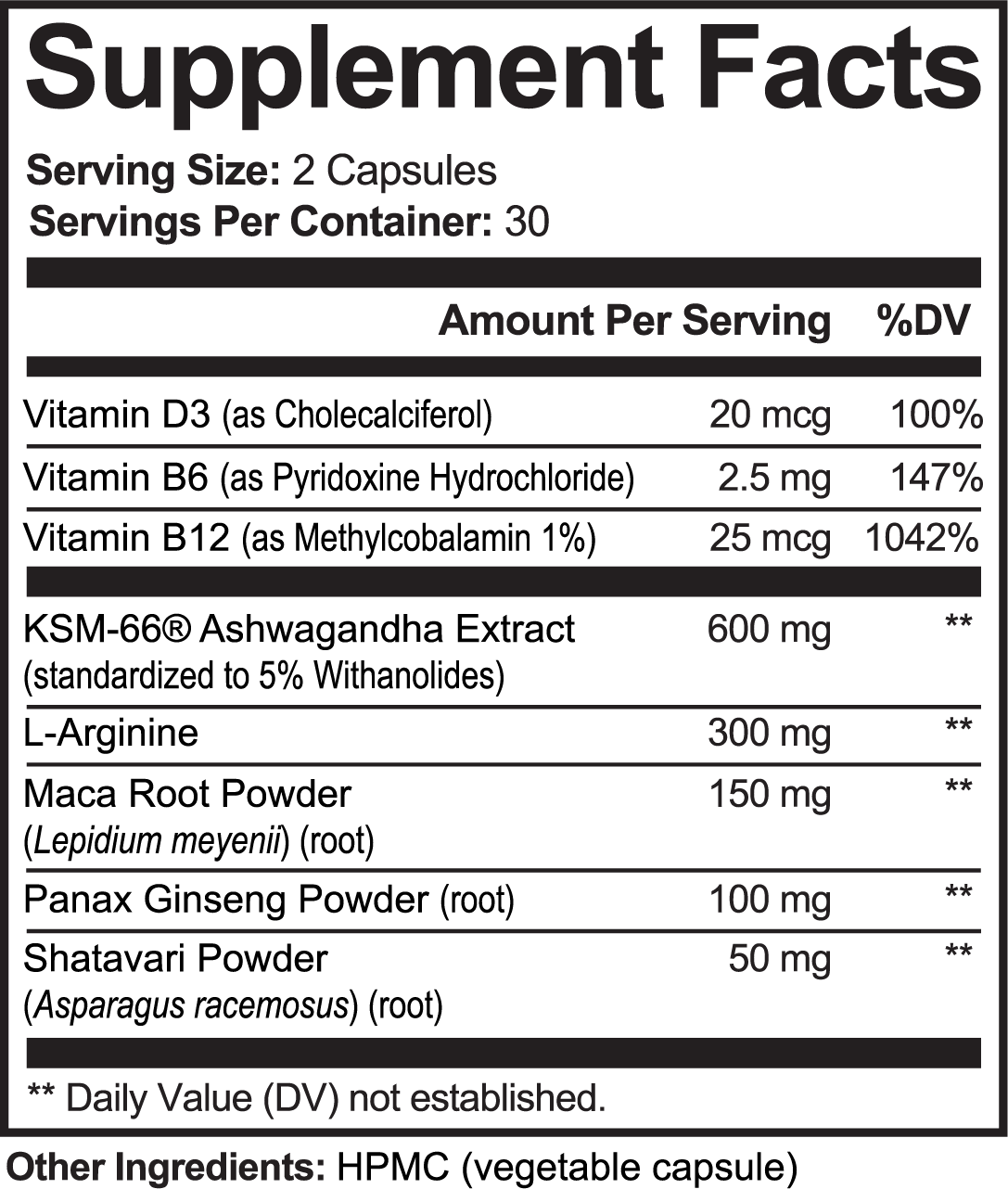 Ashwagandha Premium Plus +